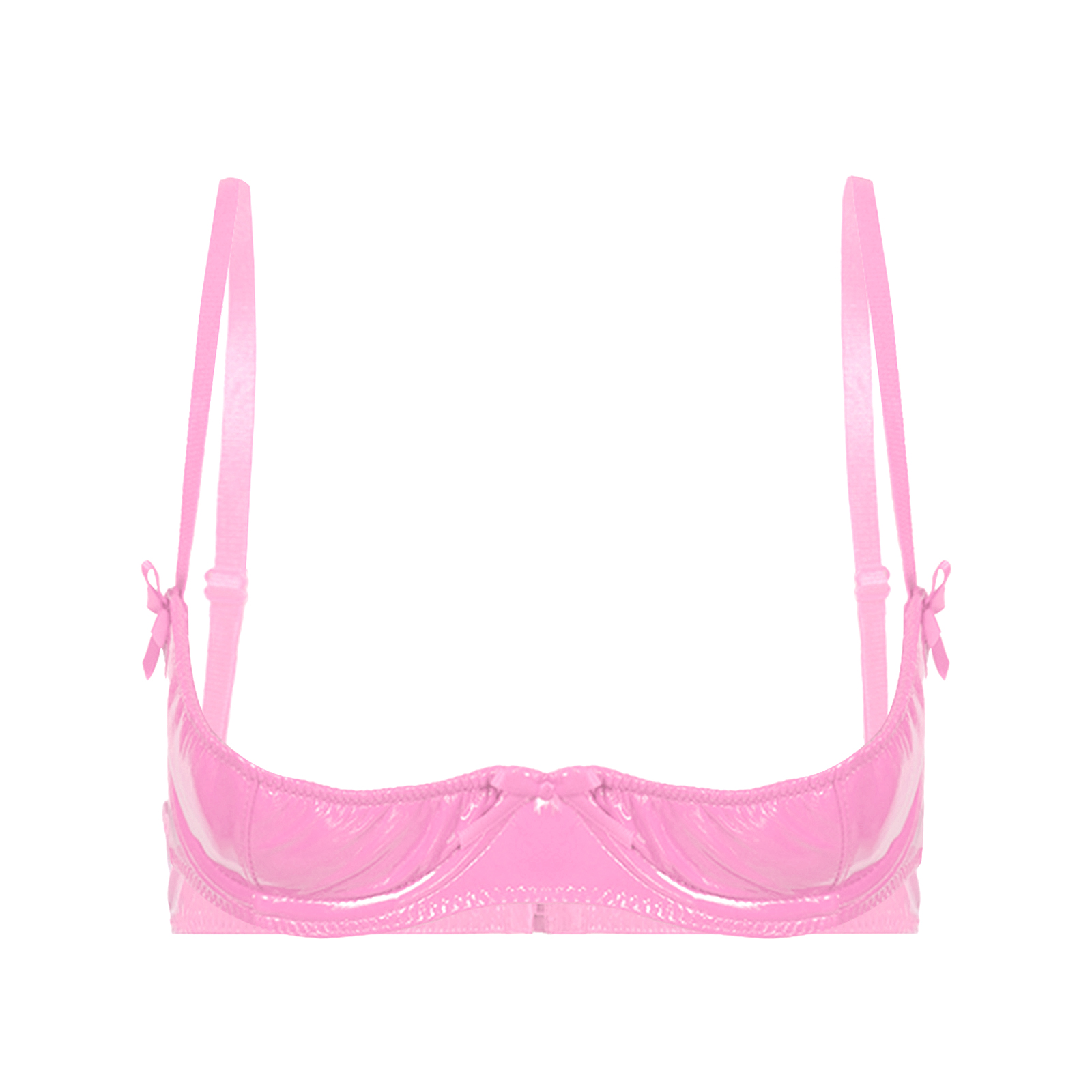 Underwire Bra Padded - Womens Lingerie Open Breast Cup Bra