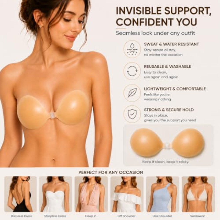 Hasimor Sticky Bra Ultra Thin  - Backless Bra Sticky 리뷰 및 가격