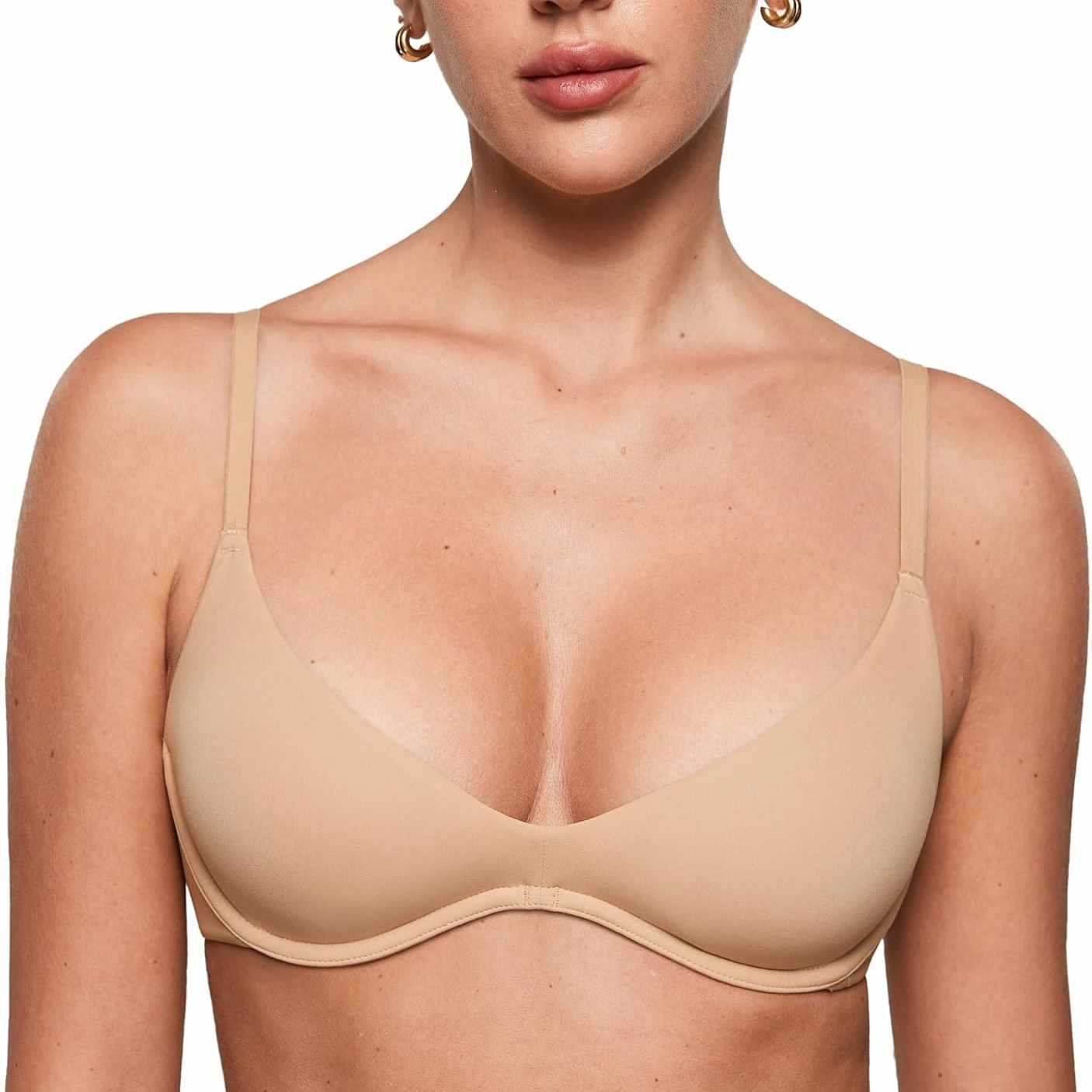 Women's Deep V Unpadded Seamle - Wirefree Bra Comfort 리뷰 및 가격
