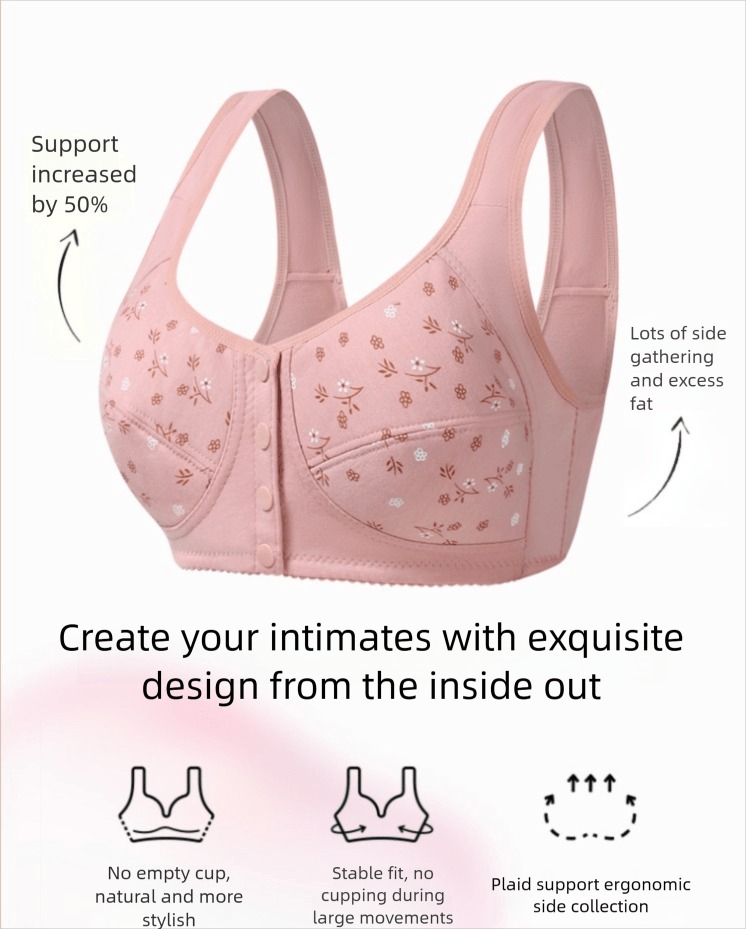 7pcs Elegant Lace Push Up Seam - Full Coverage Bra 리뷰 및 가격